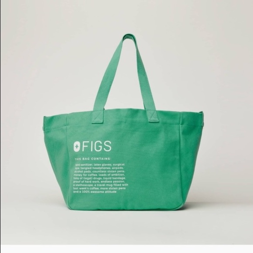 Figs Surgical Green Tote Bag